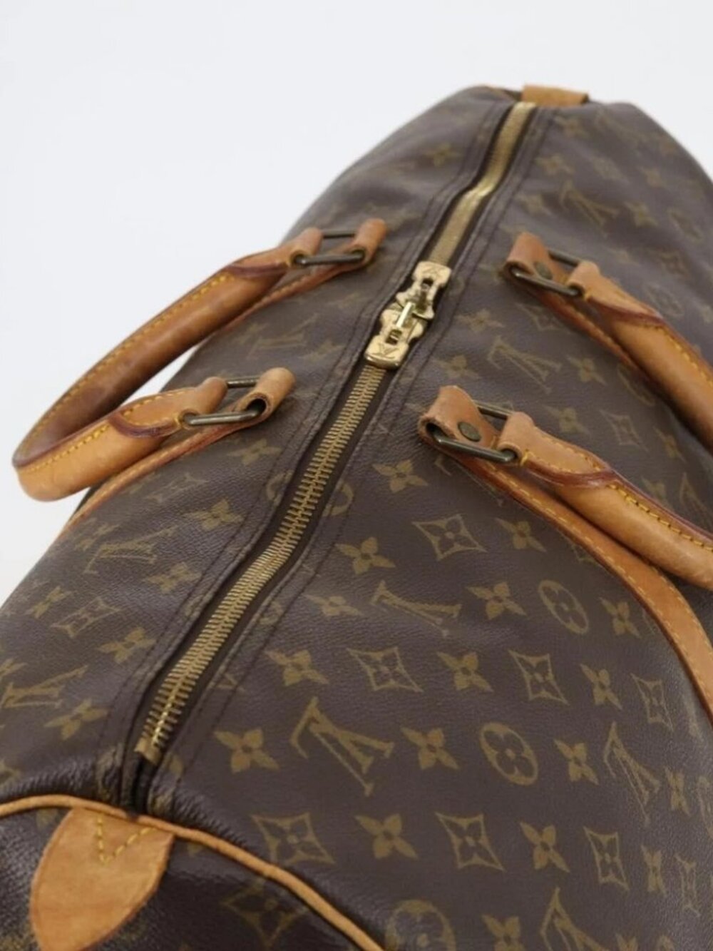 LOUIS VUITTON Monogram Keepall 55 Boston Bag M41424 LV Auth 147845 - Picture 8 of 15